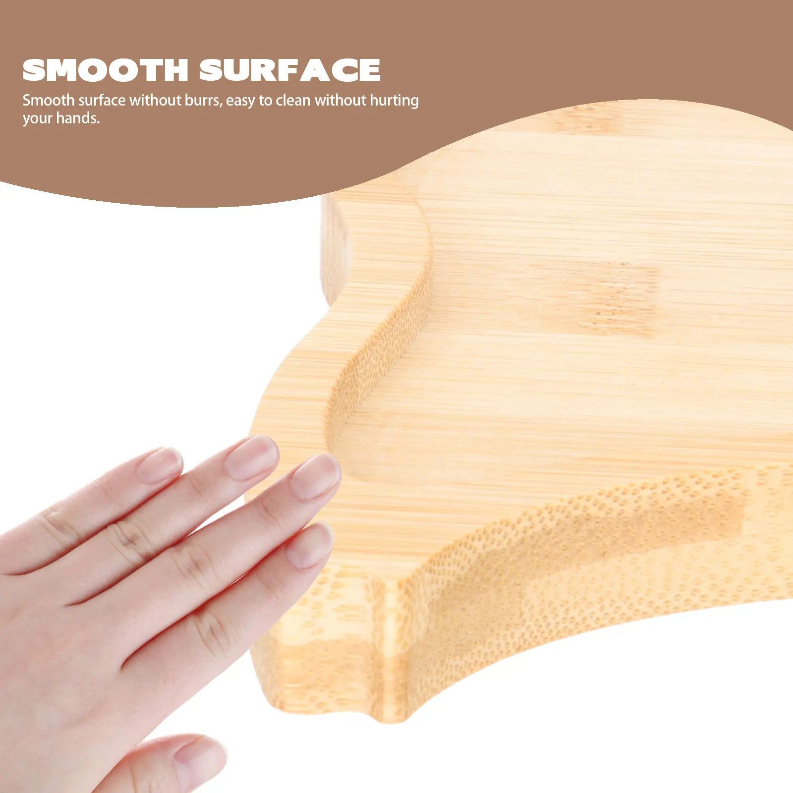

Bamboo Food Tray Multi-Functional Serving Dish For Dry Fruits Snacks Cake Bread Dessert Storage Kitchen