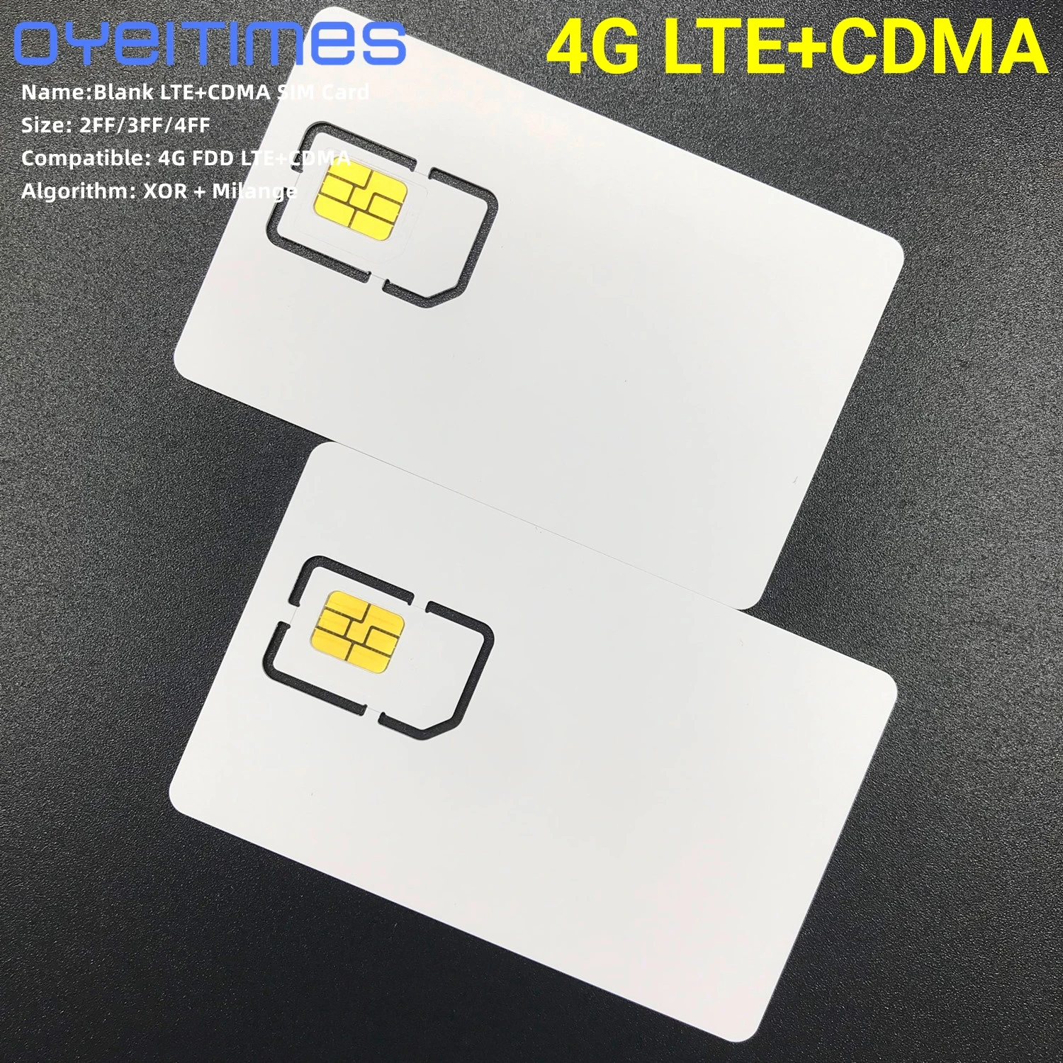 OYEITIMES Blank LTE+CDMA SIM Cards 4G FDD LTE+CDMA SIM Card Programable LTE+CDMA SIM Card Mini,Micro and Nano Blank SIM Card