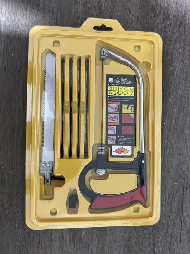 8in1 Multi-Purpose Hand Saw Kit with 6 Blades for Woodworking