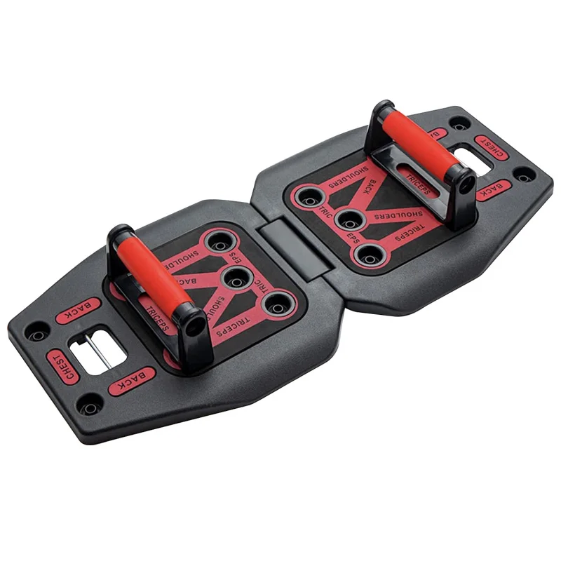 

Multi Function Home Gym Set Fitness Training Muscle Stretching Push Up Rack Plate Folding Push Up Board 2025 Newly