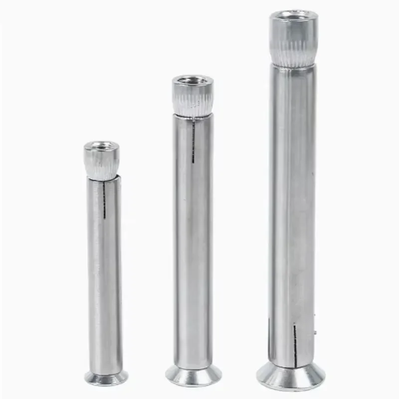 Stainless Steel Countersunk Hexagonal Expansion Screw, Flat Head Internal Expansion Bolt