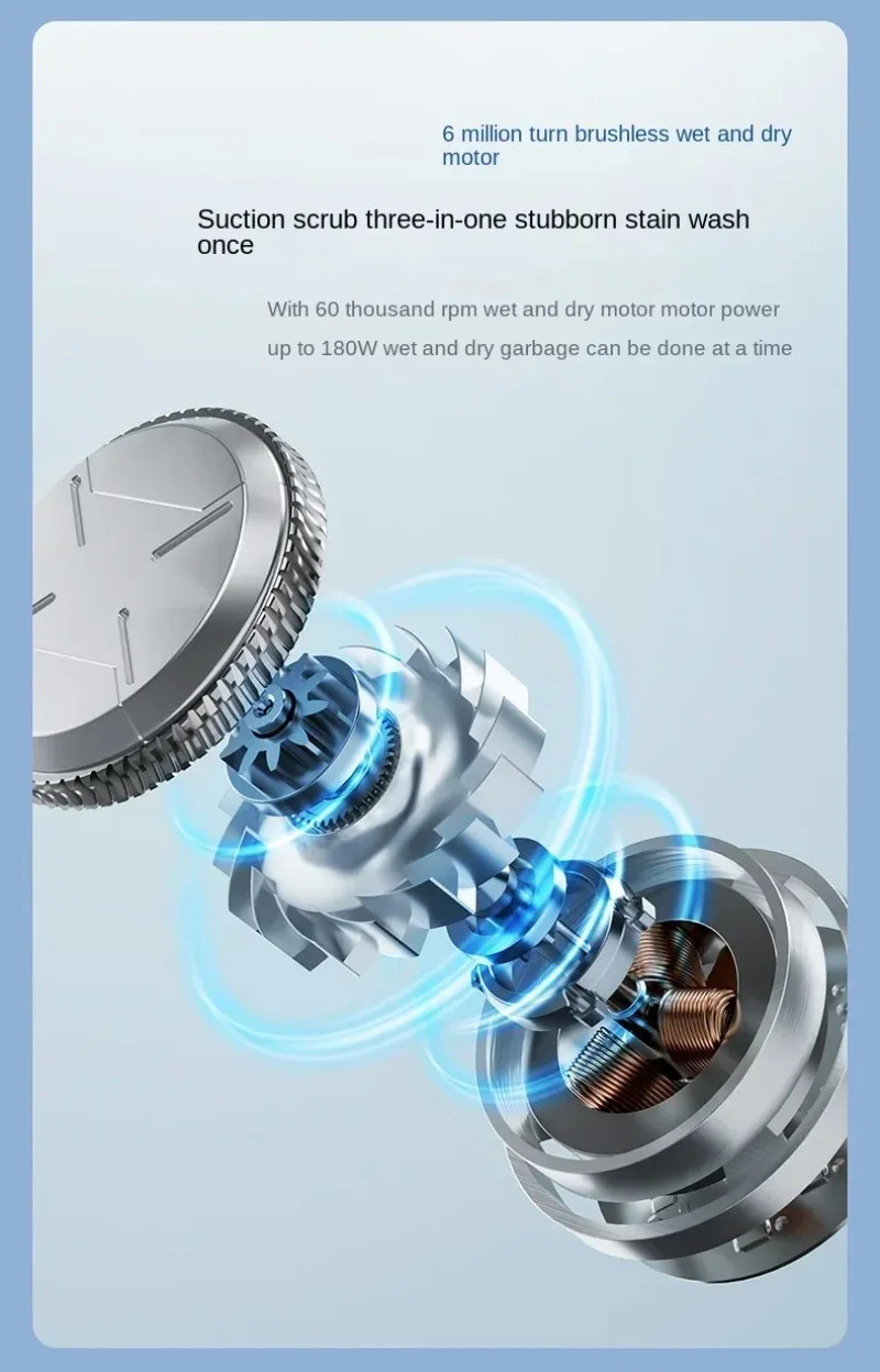 ROIDMI NEO Handheld Vacuum Cleaner Intelligent Wireless Suction & Drag Self-Cleaning Feature for Household Use