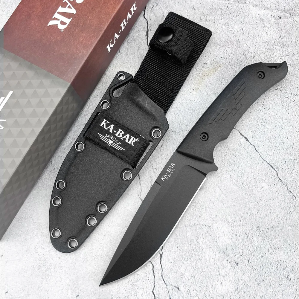 KB 7503 التكتيكية شفرة مثبتة سكين صلابة عالية 9Cr13Mov شفرة حادة EDC بقاء أداة القطع المشي لمسافات طويلة سكين إنقاذ مع غمد