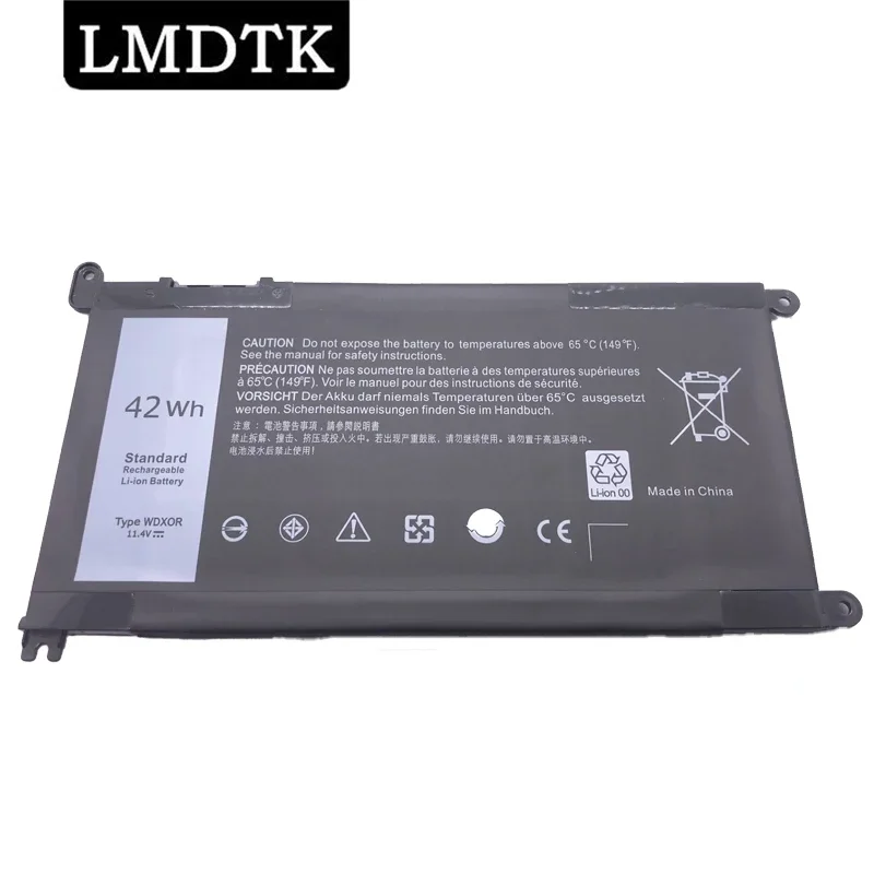 

LMDTK New WDX0R Laptop Battery For Dell Inspiron 13 5000 5368 5378 7368 14 7000 7560 7460 5567 15MF PRO-1508T FW8KR WDXOR T2JX4