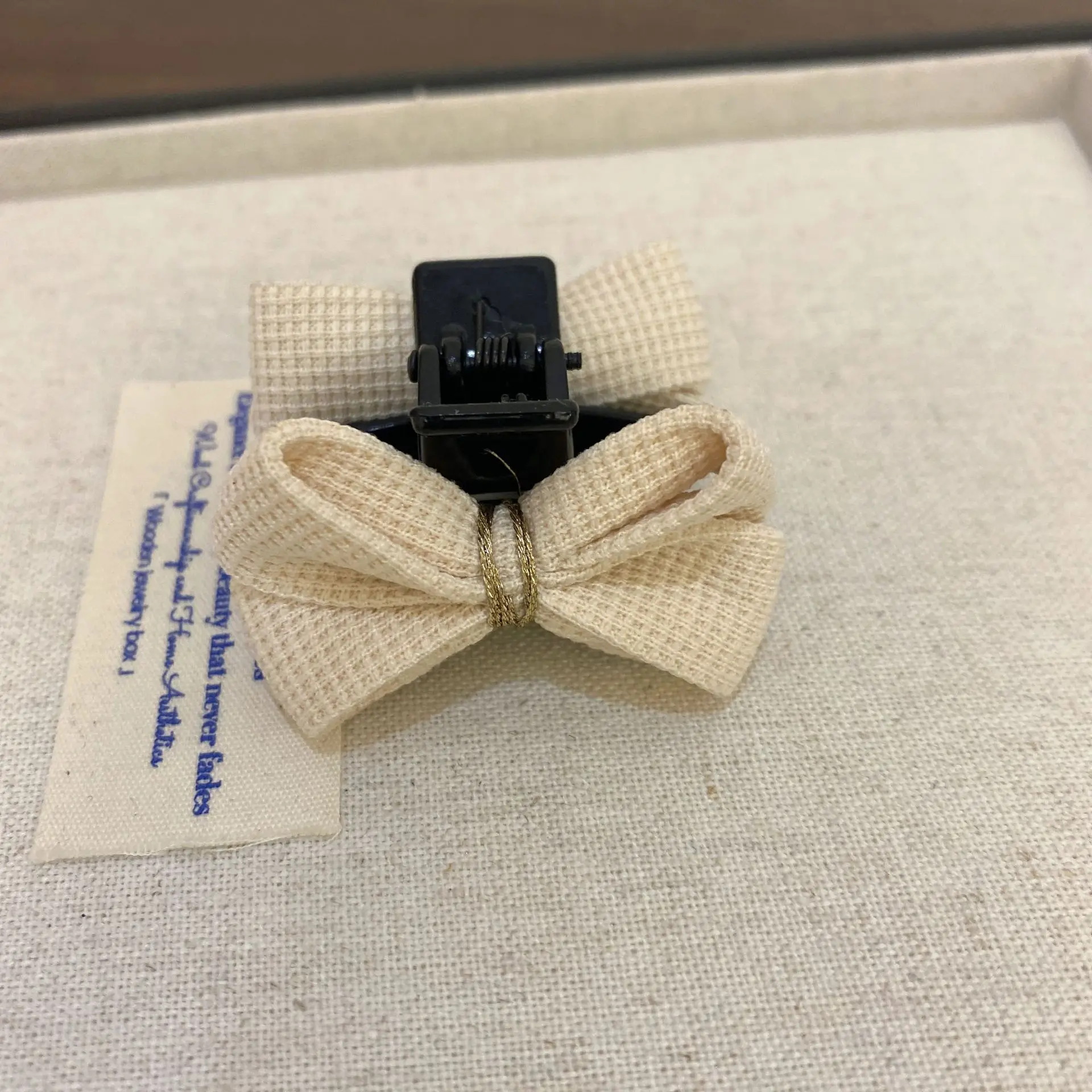 2 buah mode sederhana manis busur rambut kecil cakar untuk wanita gadis pesta aksesoris rambut