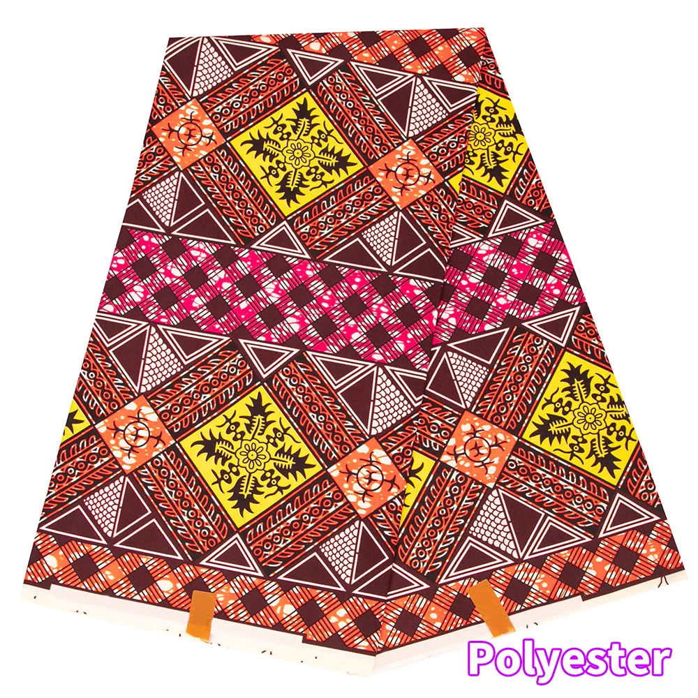 2020 Ankara Fabric African Real Wax Print Veritablewax For Dresses Wholesale Ankara Polyester Wax Fabric For Party Dress FP6162