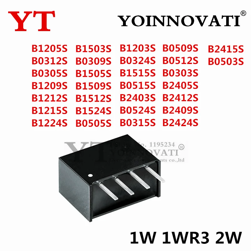 1PCS B0505S B0503S B0509S B0512S B0303S B0305S B1205S B1212S B1503S B1505S B2405S B2412S B2415S B2424S 1W 2W 1WR3