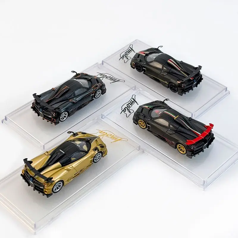 CM Model 1:64 Pagani Imola Model Mobil Paduan Edisi Hitam Karbon