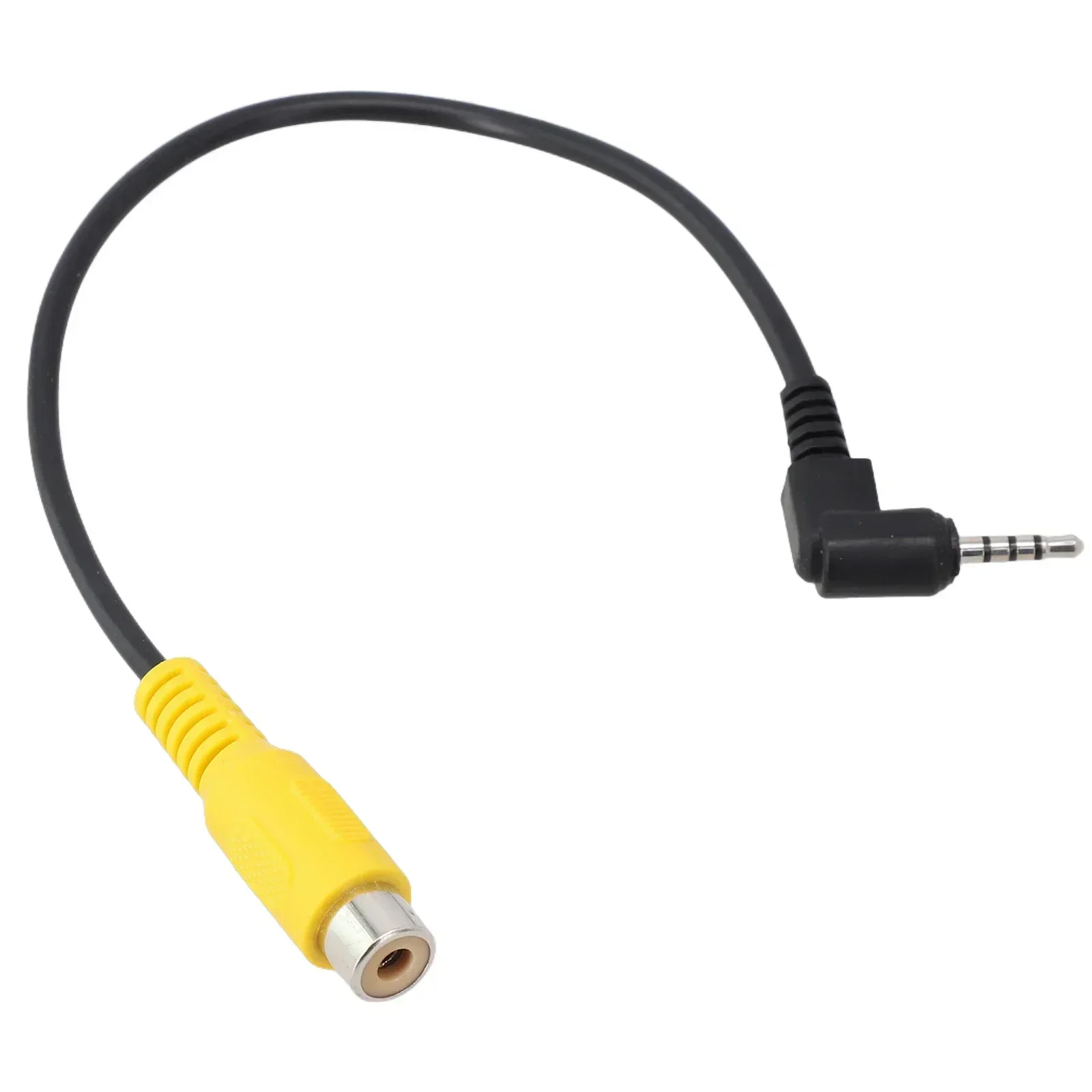 Easy Installation Car Rear View Camera Converter Cable RCA to AV IN 2 5mm Suitable for All Cars and Motorcycles