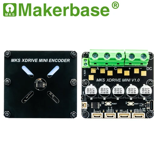 Imagen 2 del producto Makerbase MKS XRIVE MINI controlador de servomotor sin escobillas de alta precisión, basado en ODrv V3.6 con AS5047P a bordo