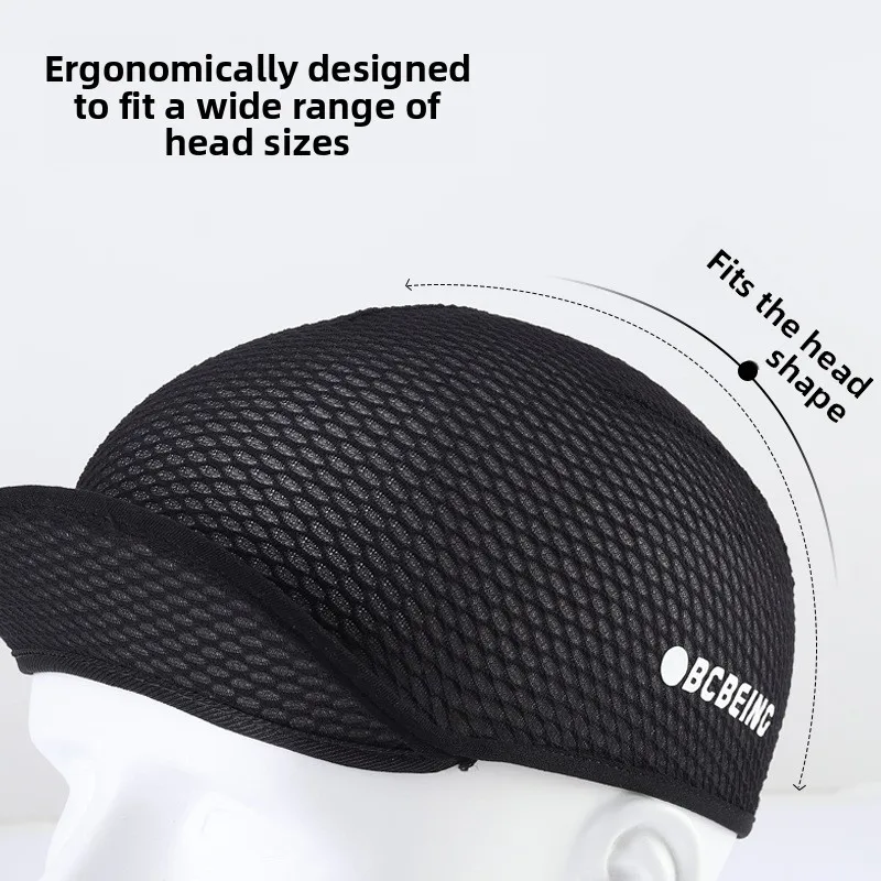 Breathable Mesh Cycling Cap Quick Dry Bicycle Helmet Liner Summer Bike Headwear for Road MTB Men Women 5