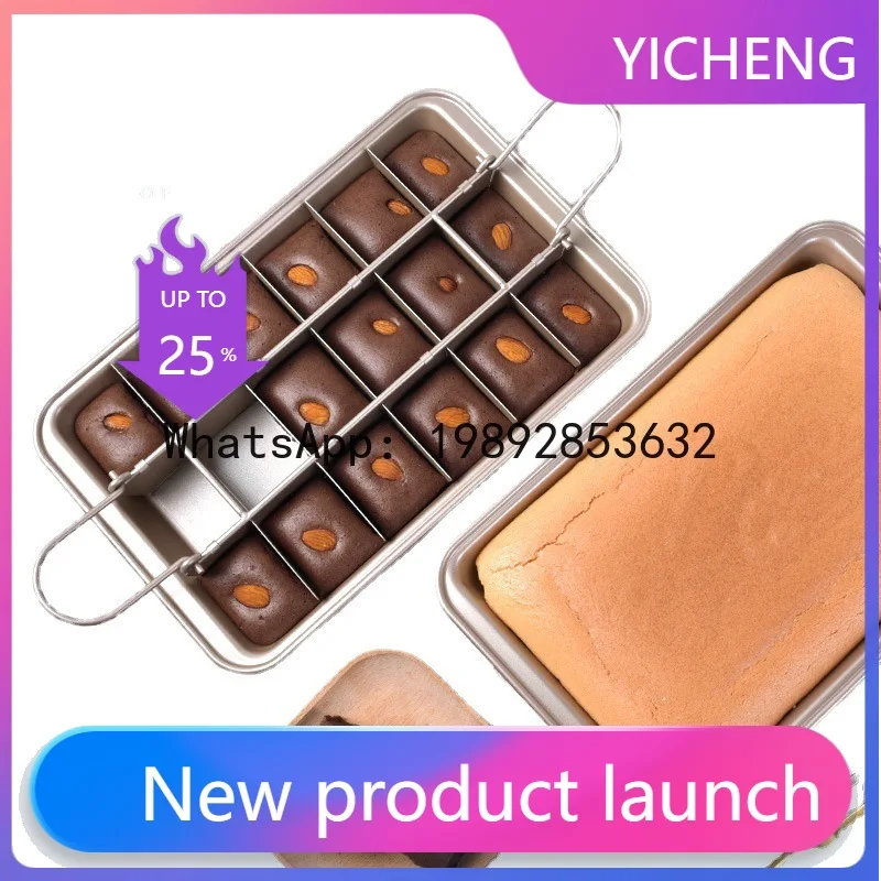 

Diy multifunctional carbon steel brownie non-stick cake mold