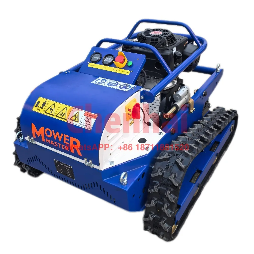 Rasenmäher Neuer 550 mm 9 PS ferngesteuerter Rasenmäher Raupenmäher Bürstenloser Motor