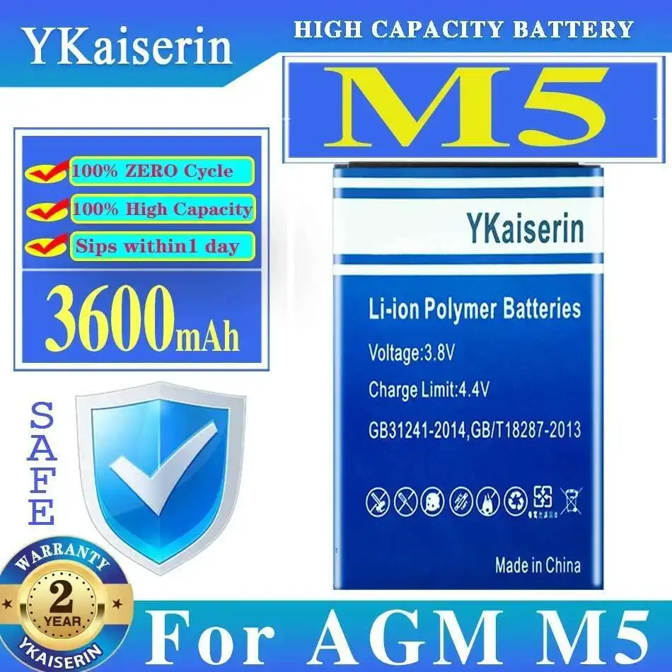 

Fast Charging For Agm M5 Mobile Phone Battery 3600Mah