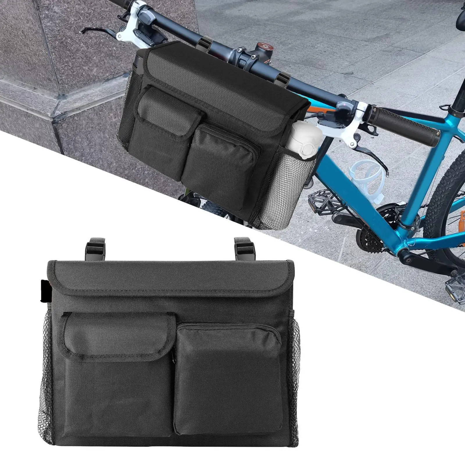 Electric Bike Hanging Bag Laptop Bag Large Capacity Cycling Bag Water Cup