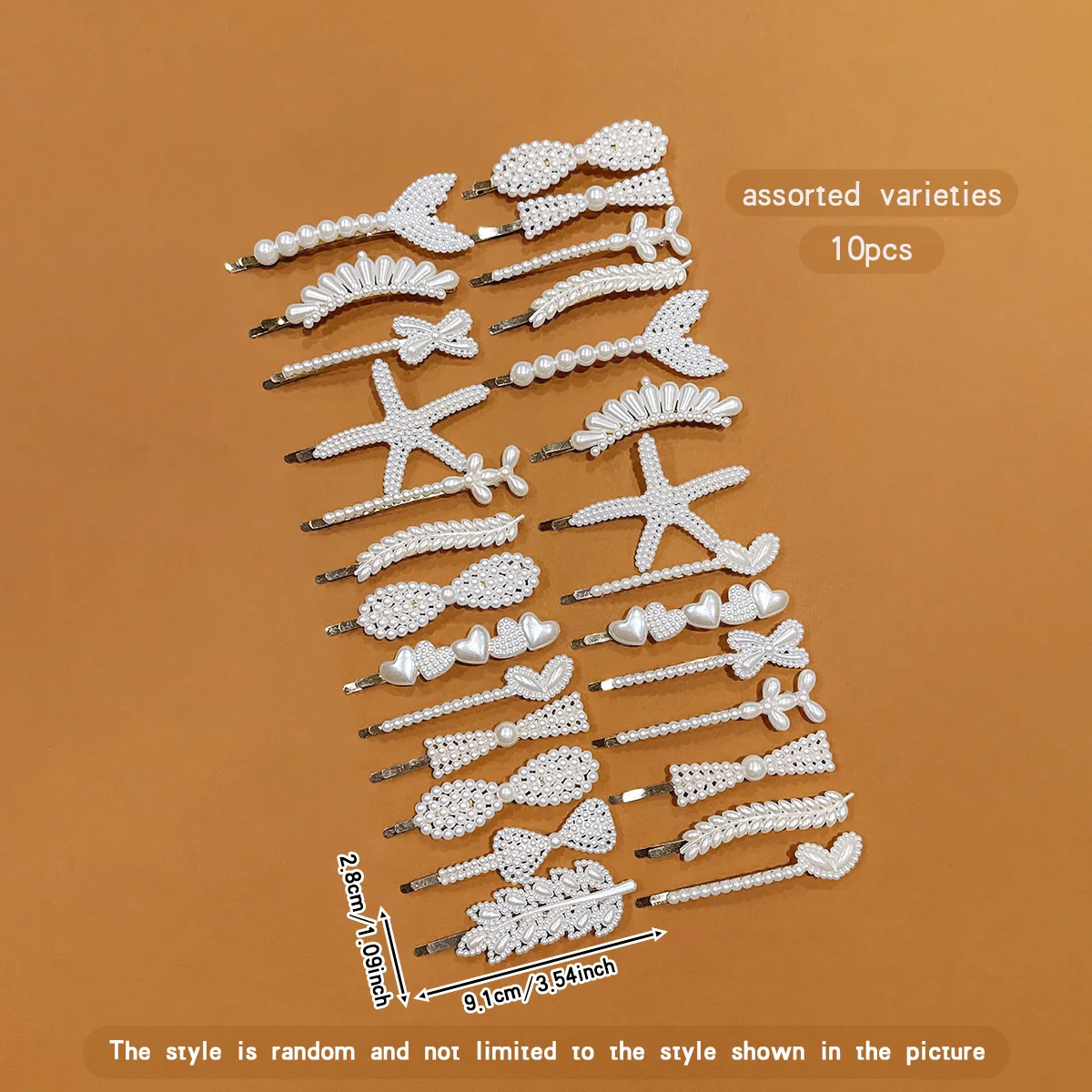 10-Style Random Fashionable Hair Accessories description 5