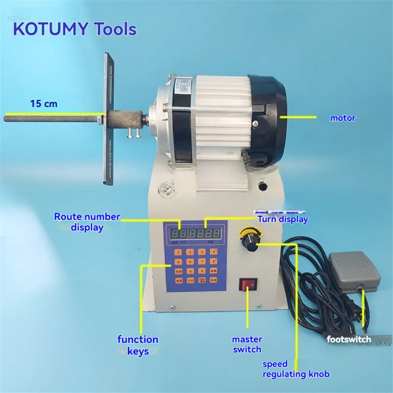 

Автоматический станок для намотки с ЧПУ, высокомоментный двигатель, программируемая регулировка скорости, станок для ремонта намоточных машин