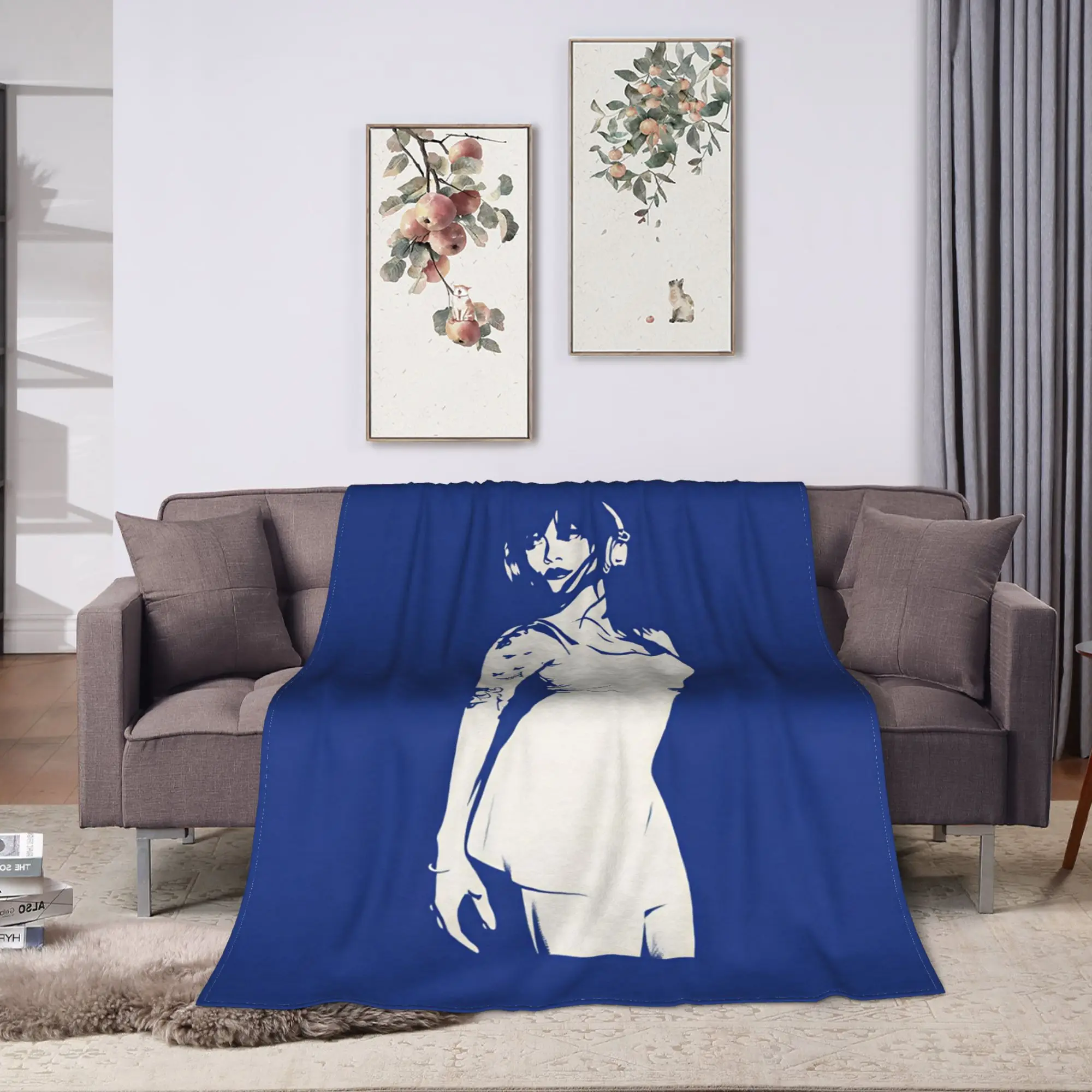 Aitanas Music Singer Blanket Quality Super Warm  Throw Blanket Spring Kids Adult Home Decor Funny Bedspread