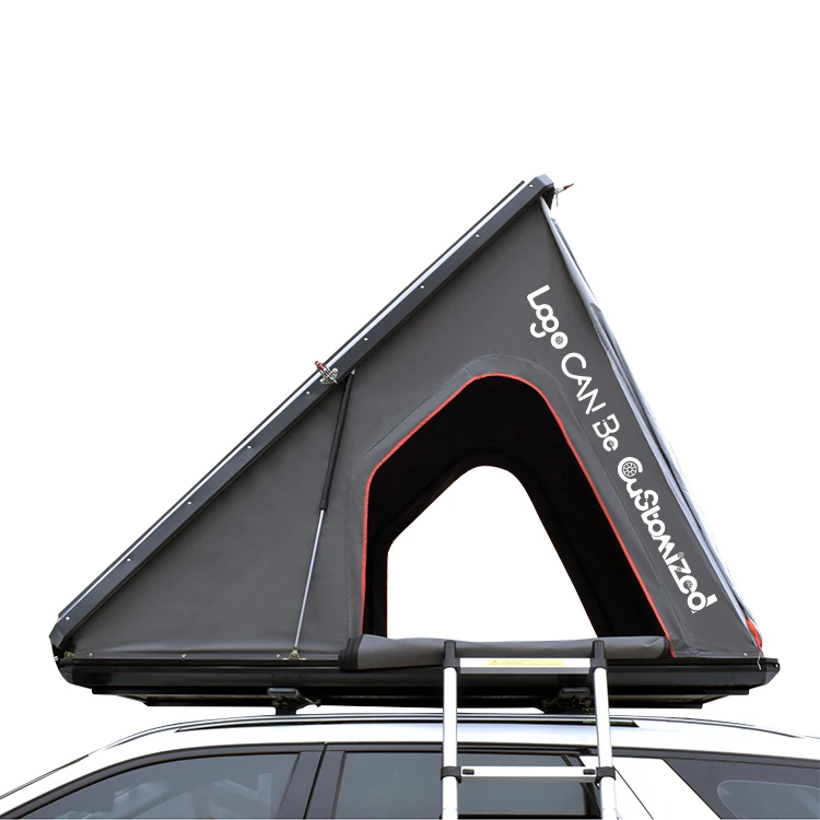 

WILDSROF wholesale Camping Outdoor Triangle Tent 2 Persons Aluminum Hard Shell Auto car Roof Top