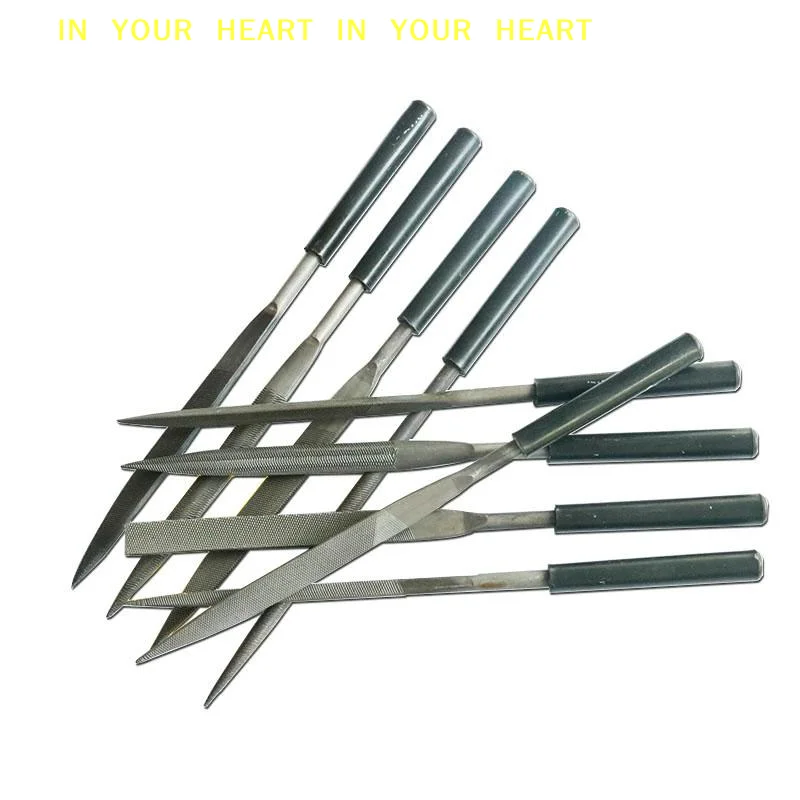 10pcs/set Metal Needle File Set Wood Rasp Metal Polishing Hand FileTools Steel Rasp Needl Filing For Metal Glass Stone Wood Carv