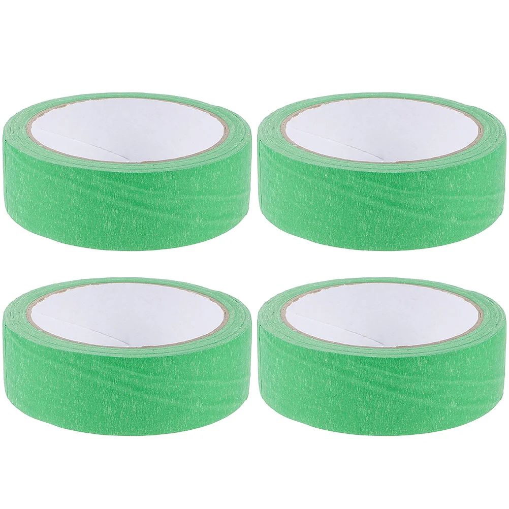 

4 Rolls Masking Tape Transparent Ad Painters for Crafts Paper Labeling Tapes Artist