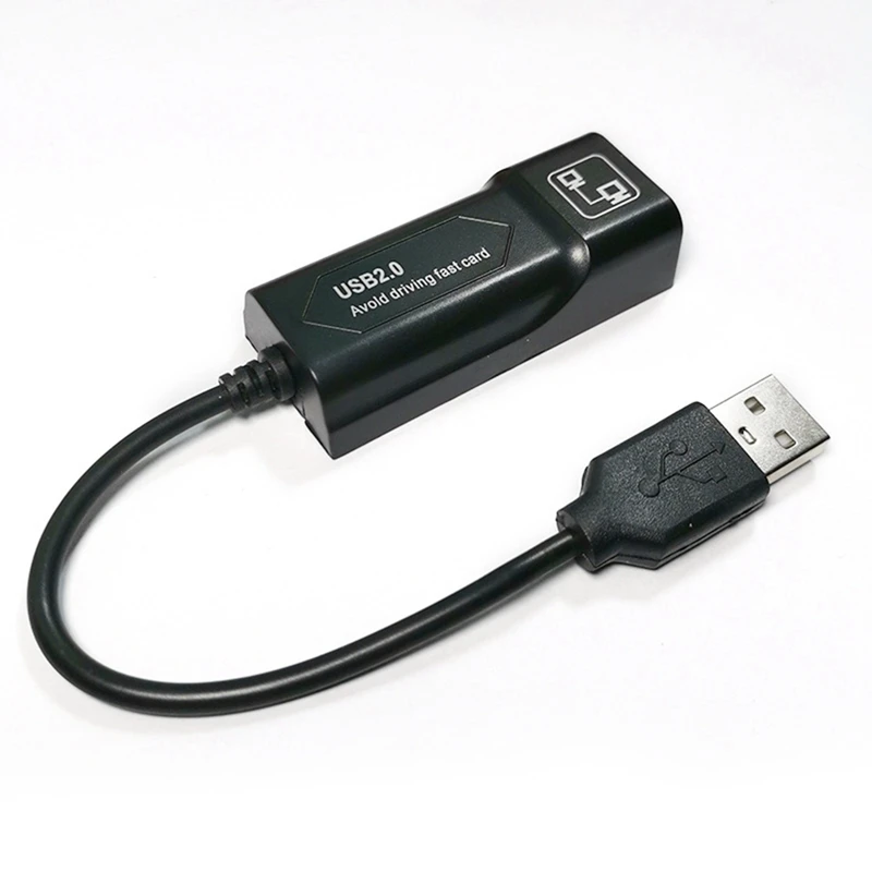 

USB 2.0 к RJ45 10/100 Мбит/с USB Ethernet-адаптер Сетевая карта LAN USB Сетевой адаптер Lan RJ45 Карта для ПК Ноутбук