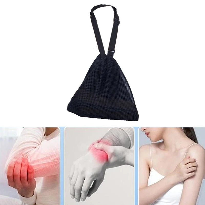 Breathable Arm Sling Adjustable Support Strap Lightweight Immobilizer For Injury Shoulder Elbow Wrist Rotator Cuff