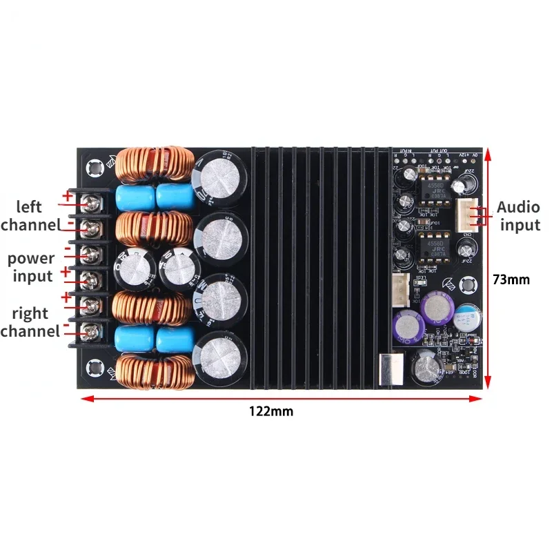 SOTAMIA 300Wx2 TPA3255 เครื่องขยายเสียงไฮไฟดิจิตอล Amplificador Class D 2.0 บ้านเพลงเครื่องขยายเสียงสเตอริโอ Amp