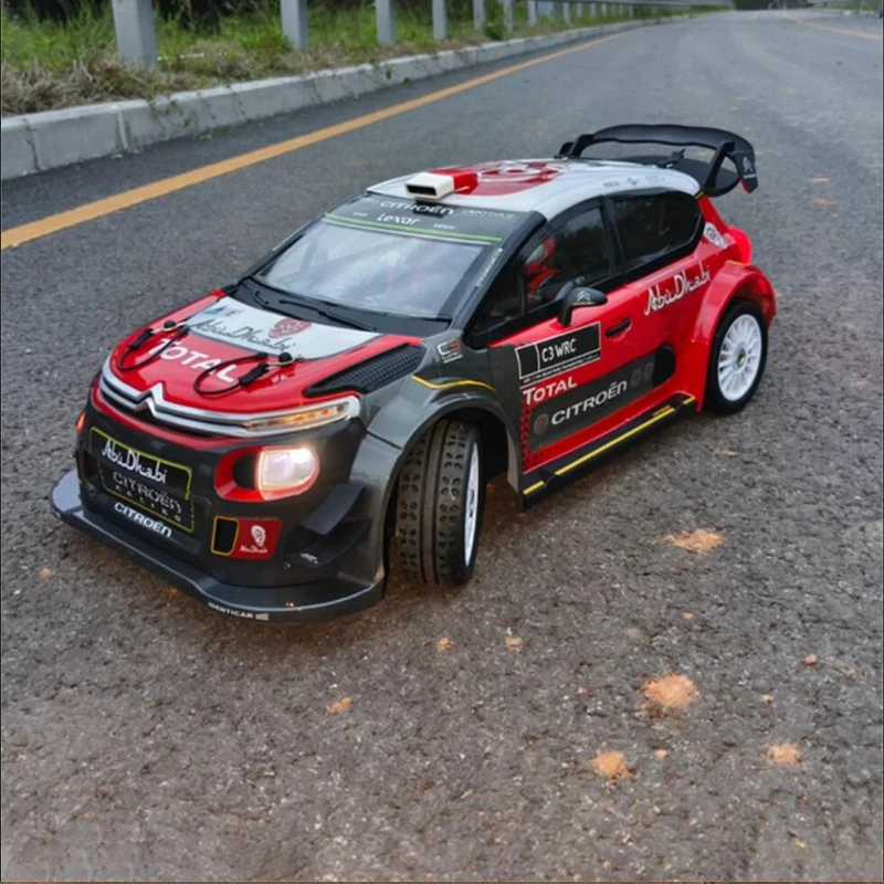 MJX 7303 1/7 2.4G RC 4WD จําลอง Citroen ความเร็วสูงรถออฟโรด brushless rally รถ C3 รีโมทคอนโทรลของเล่นผู้ใหญ่