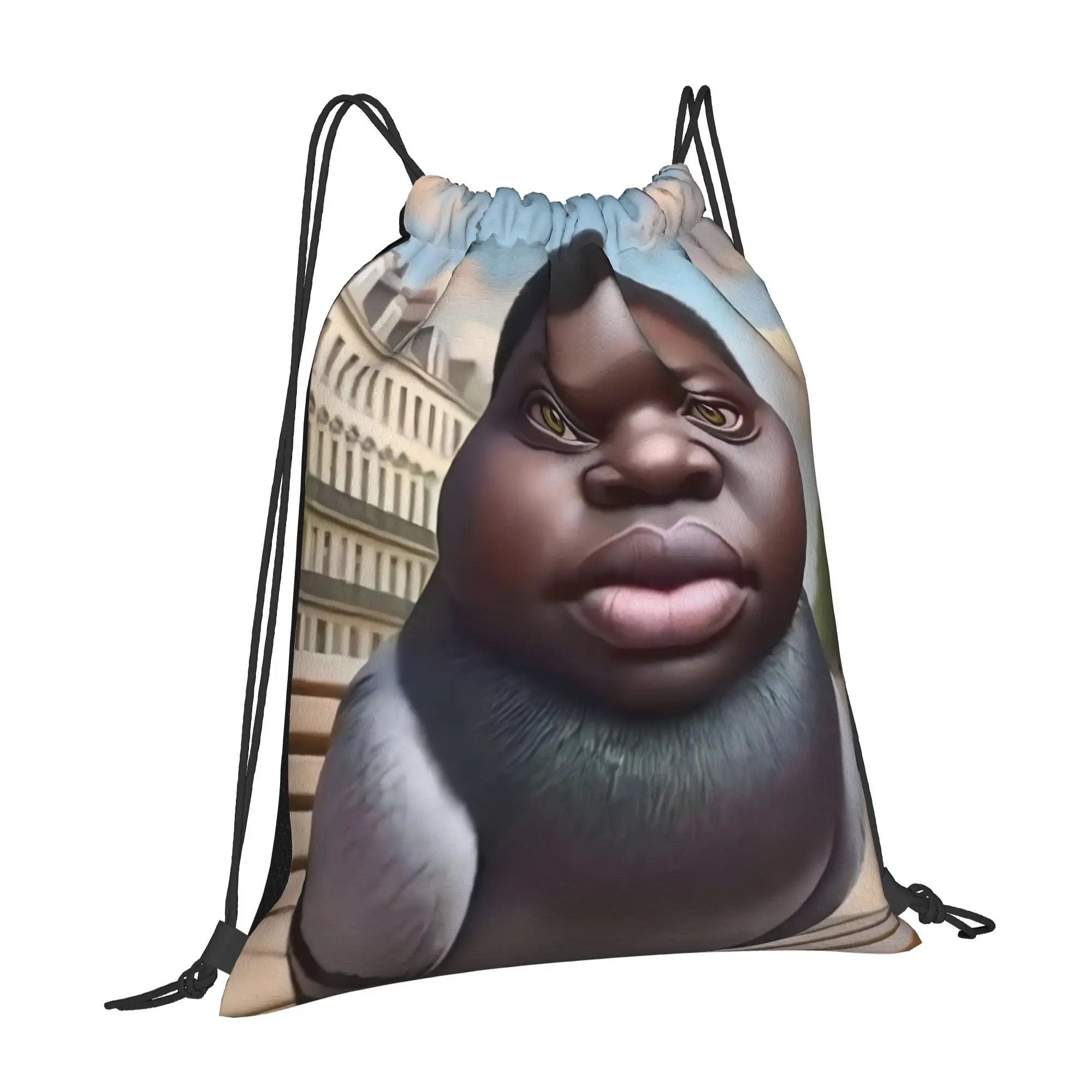 my lovely bird pigeon Ai pigeon Drawstring Bags Shopping Unisex Storage Organize Bundle Pocket Rope Bag