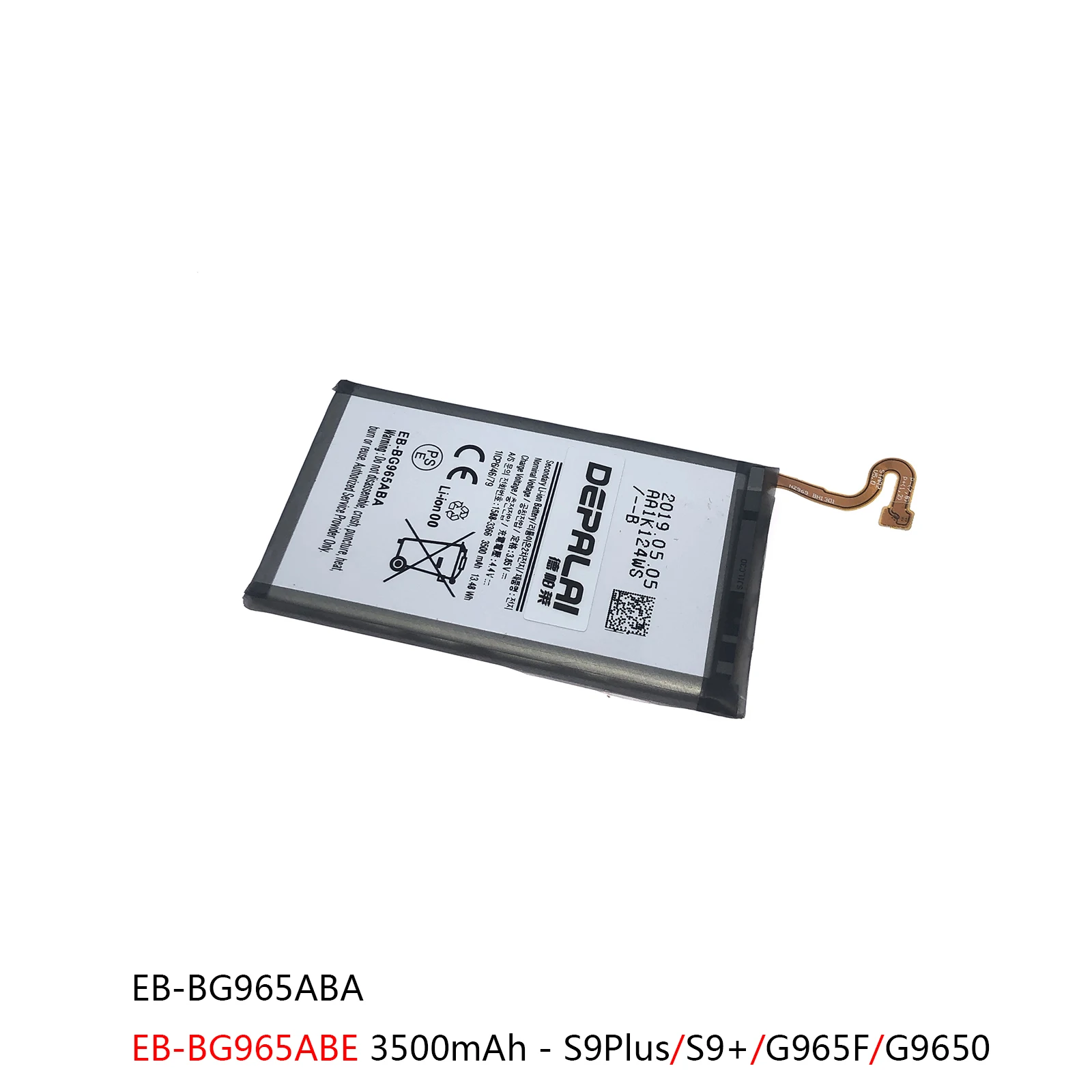 EB-BG960ABE Battery For Samsung Galaxy S9 G9600 S9Plus G9650 S9+ G965F Batteries EB-BG965ABA Batteries Replacement Repair Parts