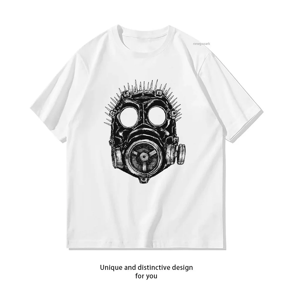 Camiseta Dorohedoro Caiman Mask para mujer y hombre, camisetas informales de algodón con estampado, ropa de calle para adultos, camisetas, tops
