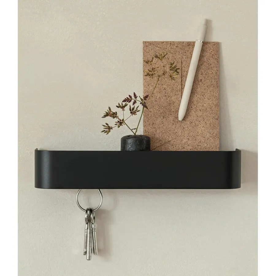 

Key Holder for Wall Tone Minimalist Key Hooks Design from Berlin Modern Key Hanger with Metal Shelf Key Hook Wall Mounted as Hal