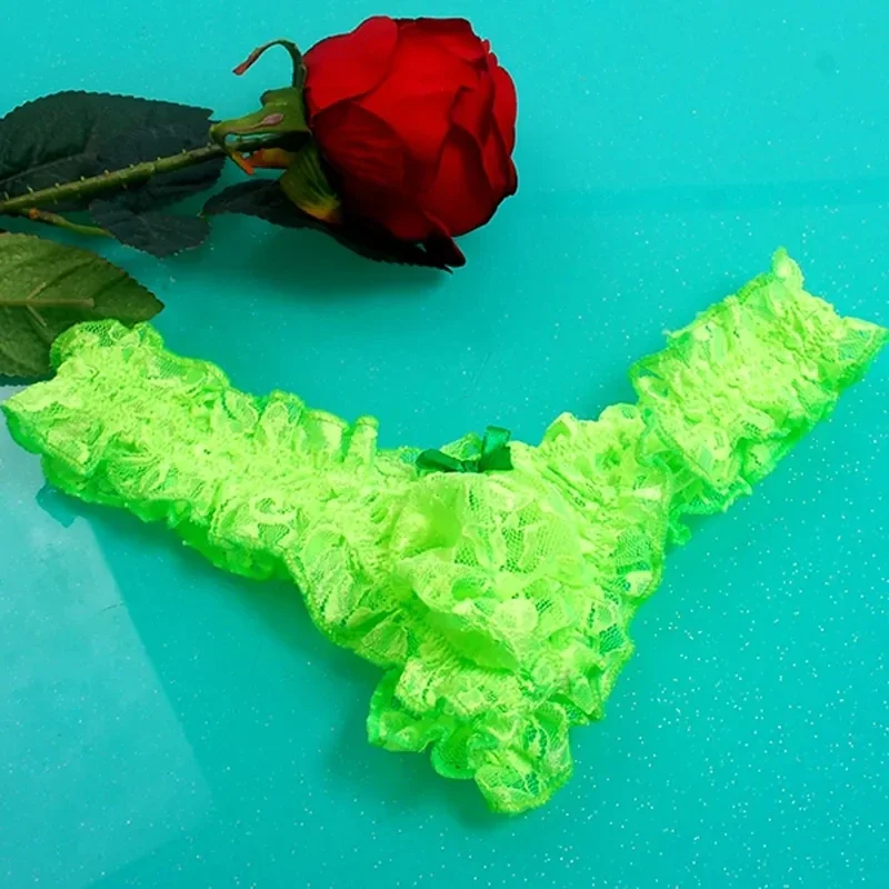 Мужские кружевные сексуальные брюки и трусы с низкой талией Live Show Dance DJ Club Bar Private Party BF Harajuku Irricident