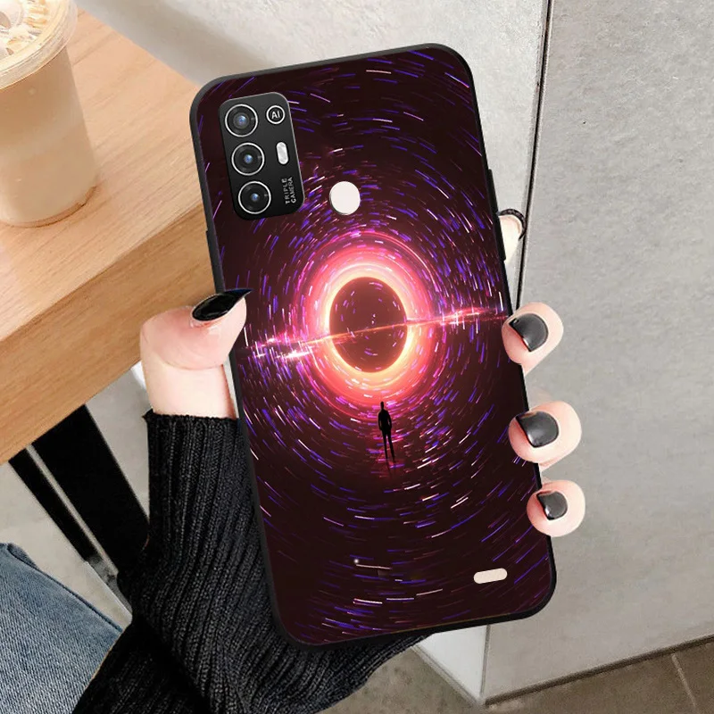 Soft Case For ZTE Blade A52 Shockproof Protective Back Cover For ZTE Blade A52 Fashion Painted TPU Silicone Phone Case Cover image 5