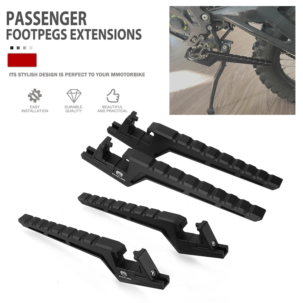 Passenger Footpegs Extensions For  250 SX-F / 450 SX-F / 250 XC-F 2022 2023 2024 2025 For 350 XCF-W / 500 XCF-W 2020 2021 2022