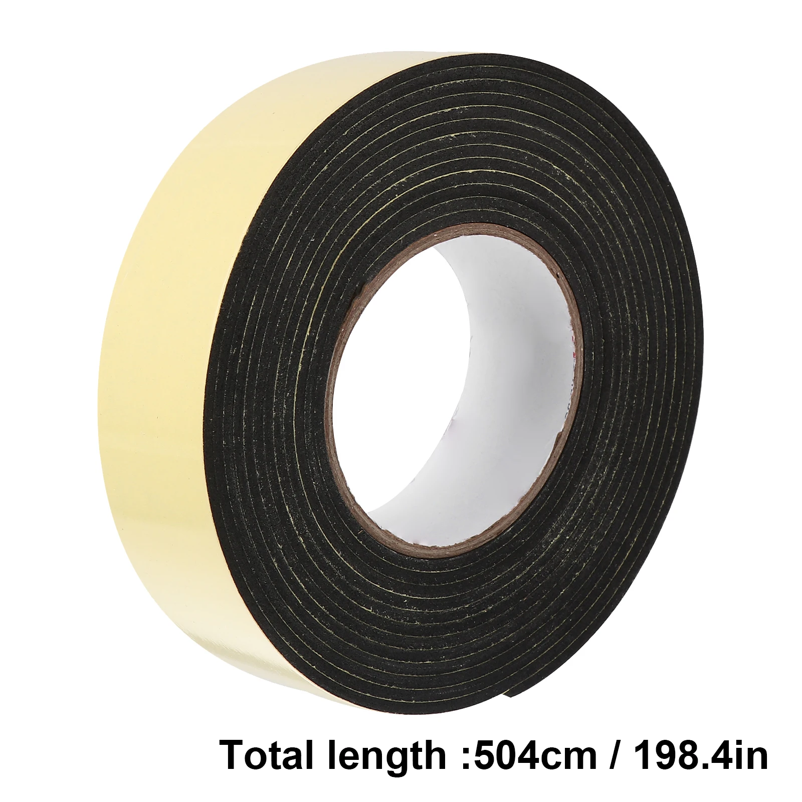 4 قطعة 4 لفات الأسود إيفا الإسفنج شريط عزل يندبروف مقاوم للماء عازلة للصوت لاصق للمنزل نافذة الباب شريط عازل الشريط #3