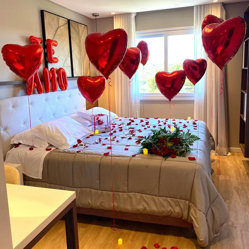 Spanisches Ich Liebe Dich Te Amo Banner Ballon Valentinstag Hochzeitstag Geburtstag Vatertag Dekoration Ballon – Detail 5