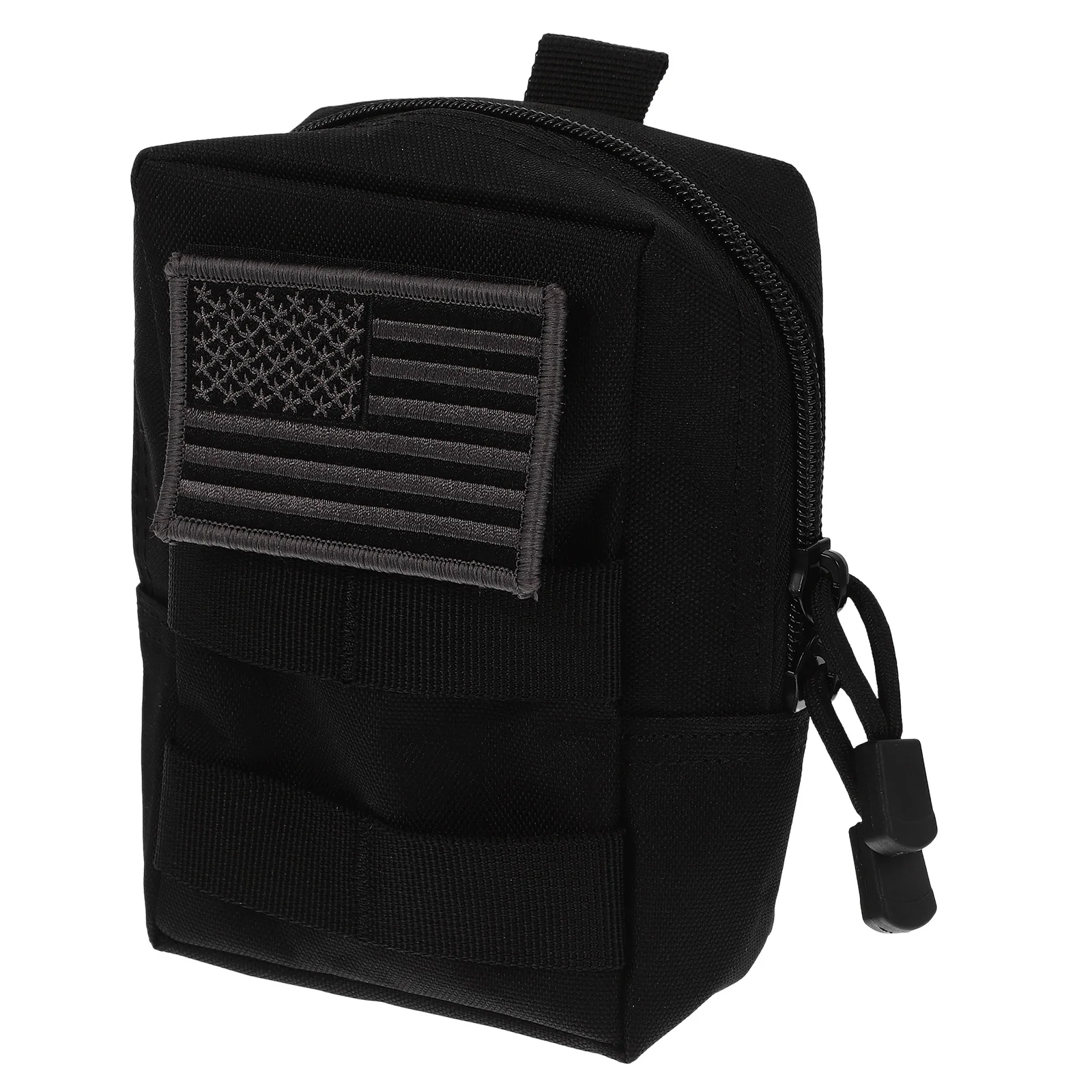 Tactical Waterproof Bag Compact Small Pouch Black Hiking Camping Travel Cycling Fishing Outdoor Activities Unisex