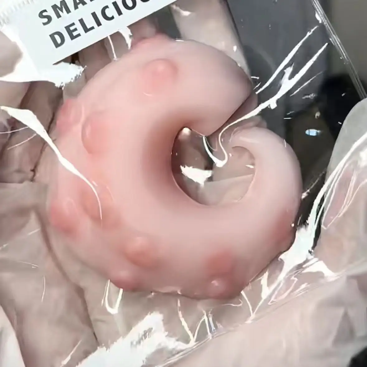 مخالب الأخطبوط الوردي ألعاب من السيليكون محاكاة ألعاب ديكور سطح المكتب انتعاش بطيء قلادة زخرفية فائقة النعومة قابلة للغسل