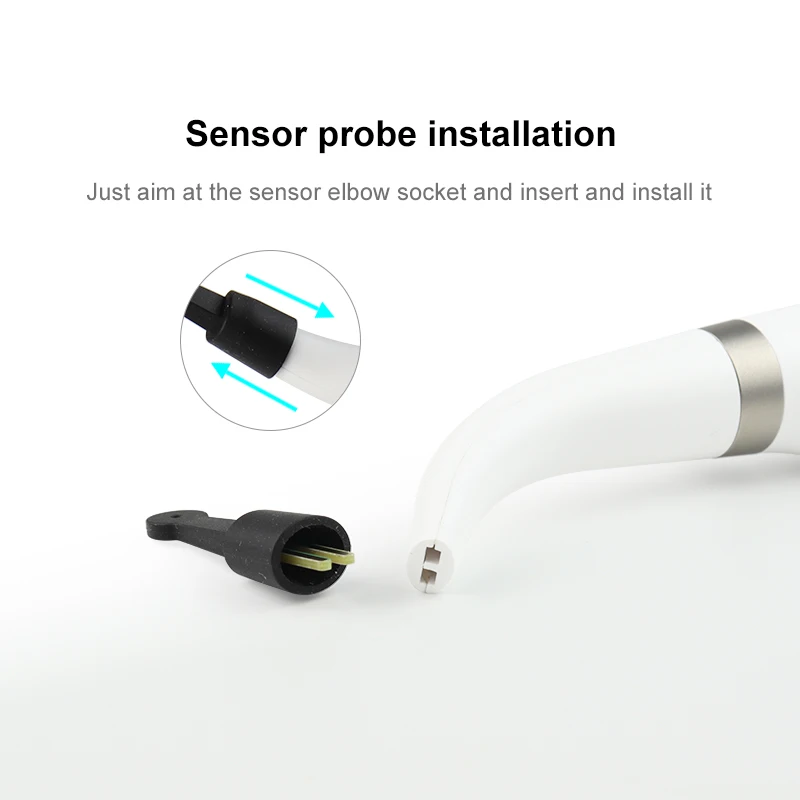 Dental Wireless Implant Locator Detachable Sensor Elbow able 360° Rotation Precise Smart Find Implant Screw Dentistry Detector