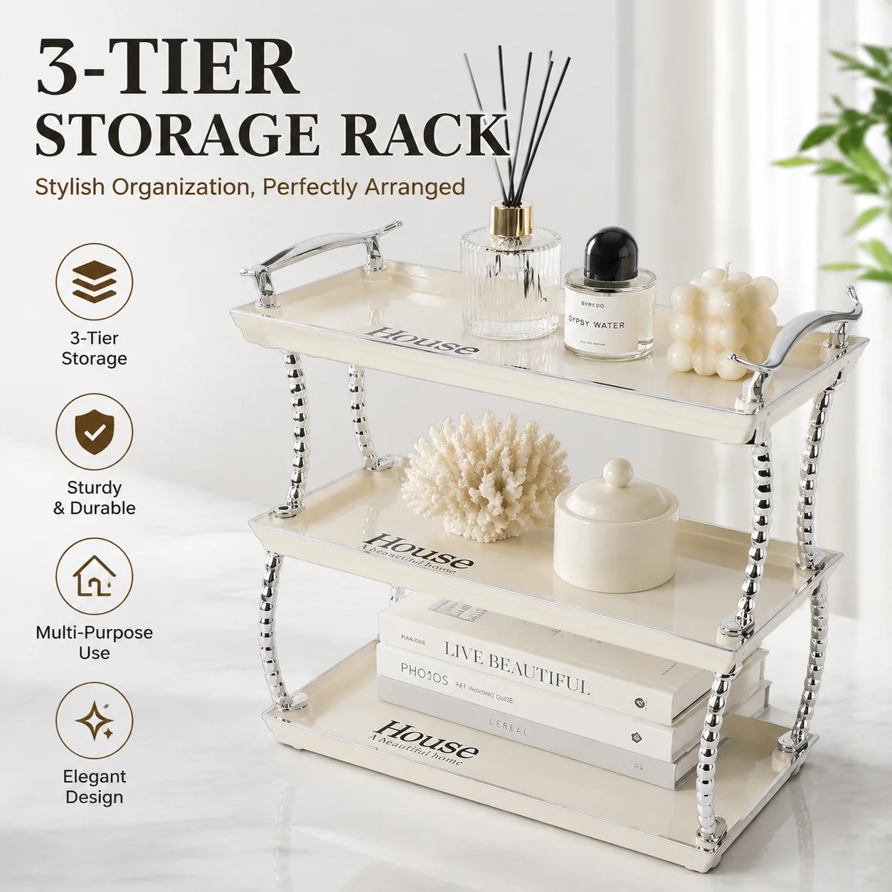 3 Tier High Load Bearing Cup Organizer Stand