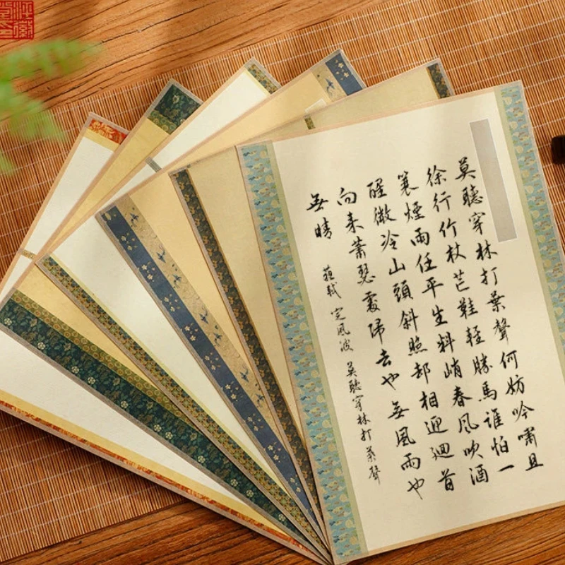 traditional-chinese-half-raw-xuan-paper-professional-calligraphy-painting-writing-paper-ink-drawing-practice-art-craft-supplies