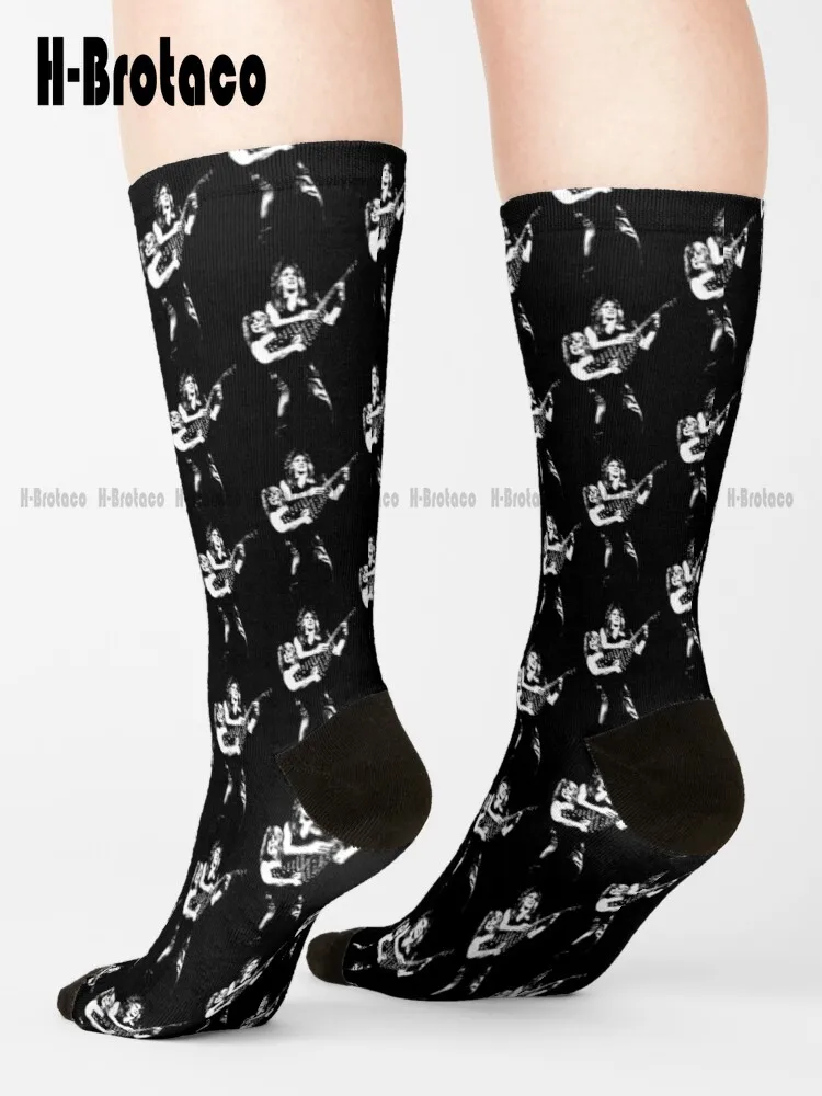 Randy And Oz - The White Stencil Socks Soccer Socks Women Ladies Sports Harajuku Gd Hip Hop Street Skateboard Socks Casual Art