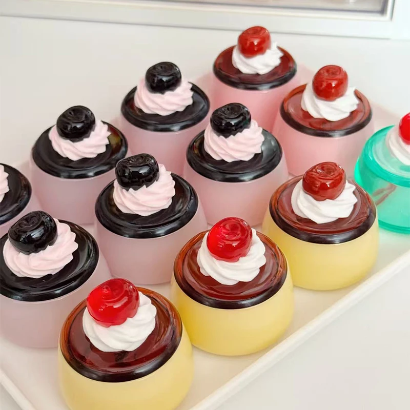 اليابانية بودنغ اليدوية الرجعية الدعائم بودنغ جرة مع غطاء لطيف هلام الغراء قطرة صندوق تخزين القلم كوب غرفة الديكور الرجعية الدعائم #6