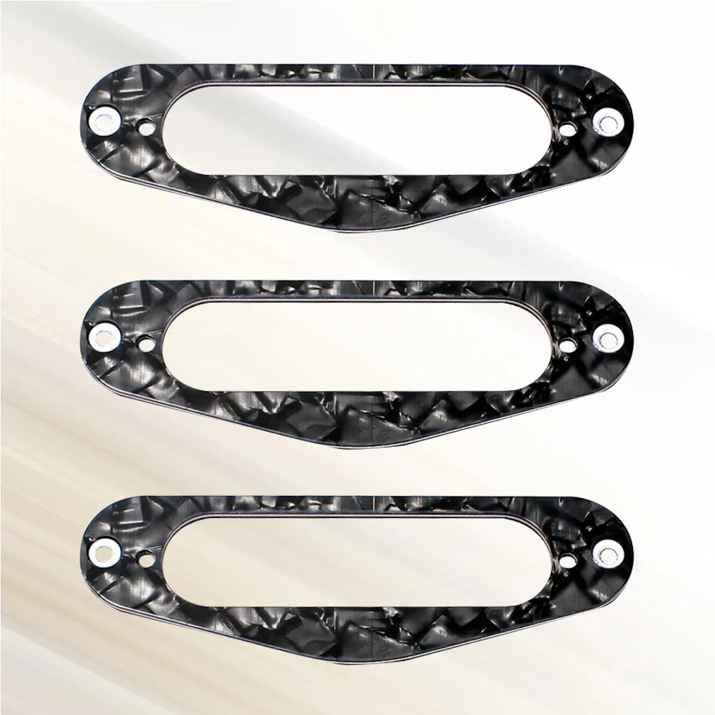 

3Pcs Guitar Pickup Frame Mounting Rings Dark Red Single Coil Humbucker 15Mm Inner Hole for Tl Style Electric Guitar DIY