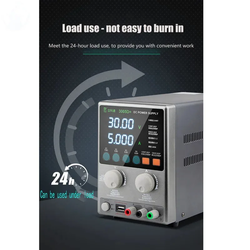 

DC power supply for laboratory research 3005D Highly accurate and adjustable 220V 4-digit display for cell phone maintenance