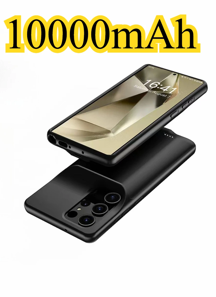 

10000 мАч подходит для Samsung S24/S25, серия «все включено», мобильный аккумулятор с мягкой задней панелью из ТПУ