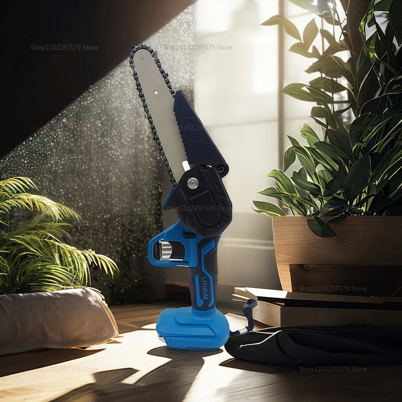 منشار كهربائي لاسلكي مقاس 6 بوصات - أداة بستنة وتسجيل محمولة خالية من البطارية - لقطع الخشب #3