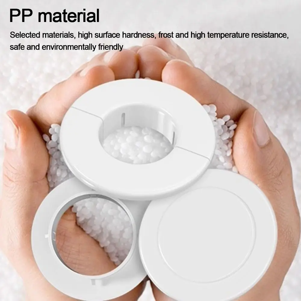 

Durable Plastic Air Conditioning Pipes Cover Split Type White Hole Cover Plug Wall Decorative Cover Cable Passage